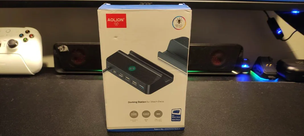 Dockstation dock rgb steam deck rog ally