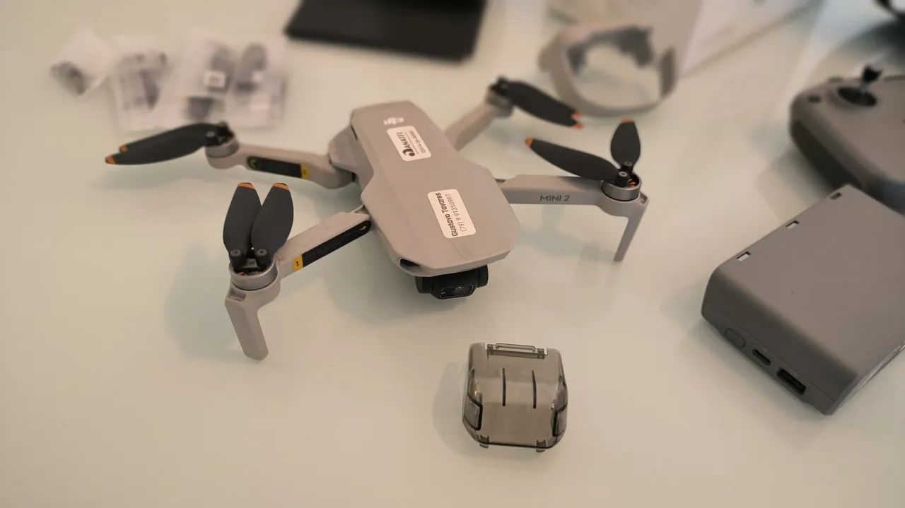 Drone DJI Mini 2 Flymore - pouco usado - Foto 2