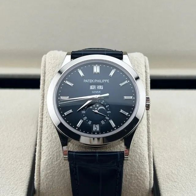 Relógio PATEK PHILIPPE FASES DA LUA PULSEIRA DE COURO  - Foto 4