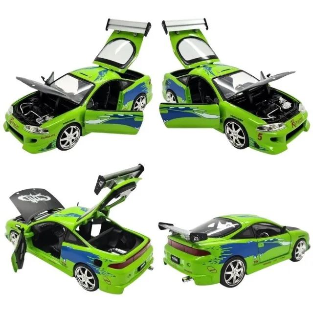 MINIATURA MITSUBISHI ECLIPSE - VELOZES E FURIOSOS 1/24 - JADA TOYS - Foto 2