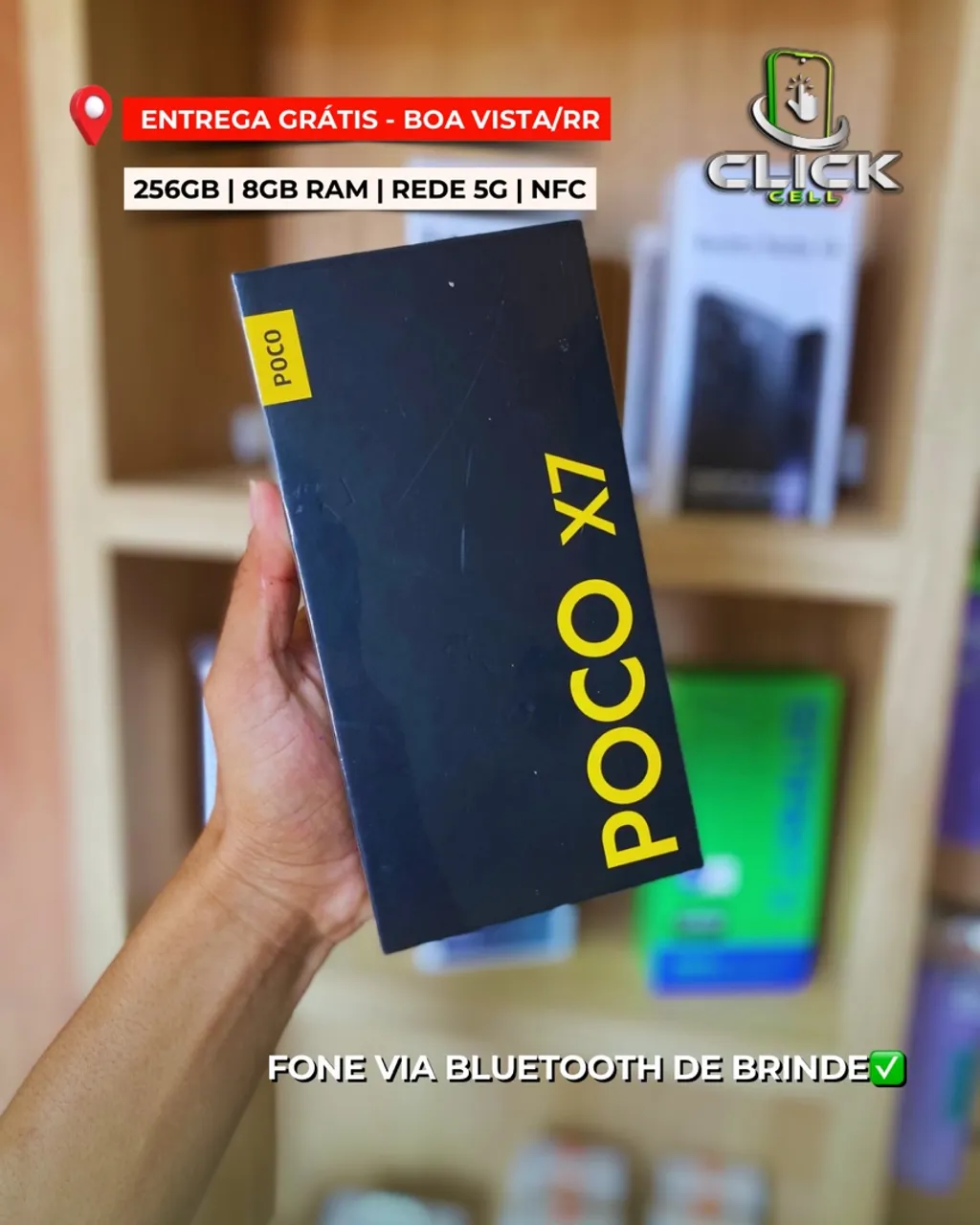 Poco X7 5G 256GB + 8GB RAM Lacrado!!!