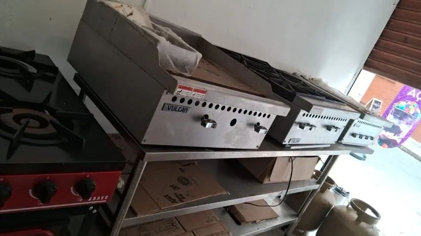 Chapa Bifeteira a Gás Vulcan - Foto 3