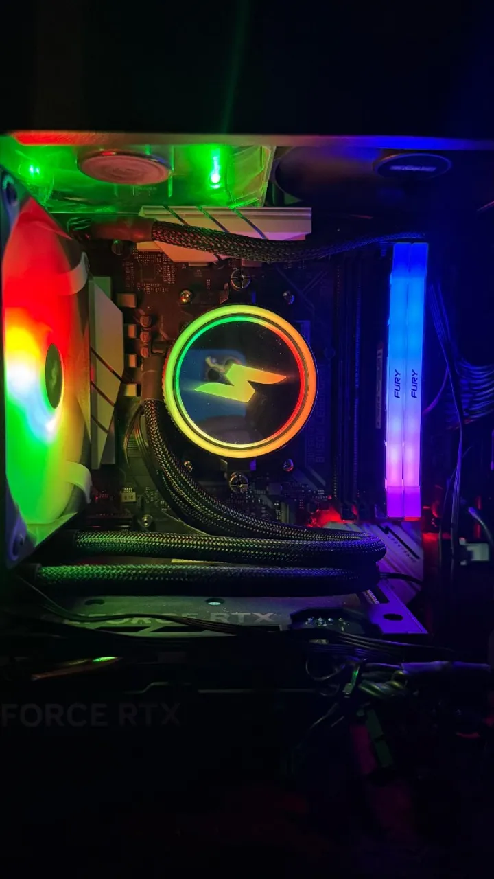 Kit Gamer Premium - Ryzen 7 5700 + B450 Legendary + 16GB DDR4 4200MHz RGB Kingston Fury