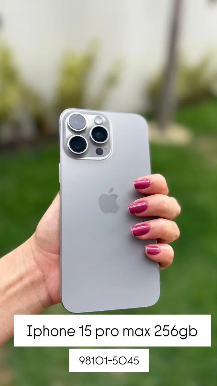 iPhone 15 pro max 256g - Celulares e Smartphones - Mecejana, Boa