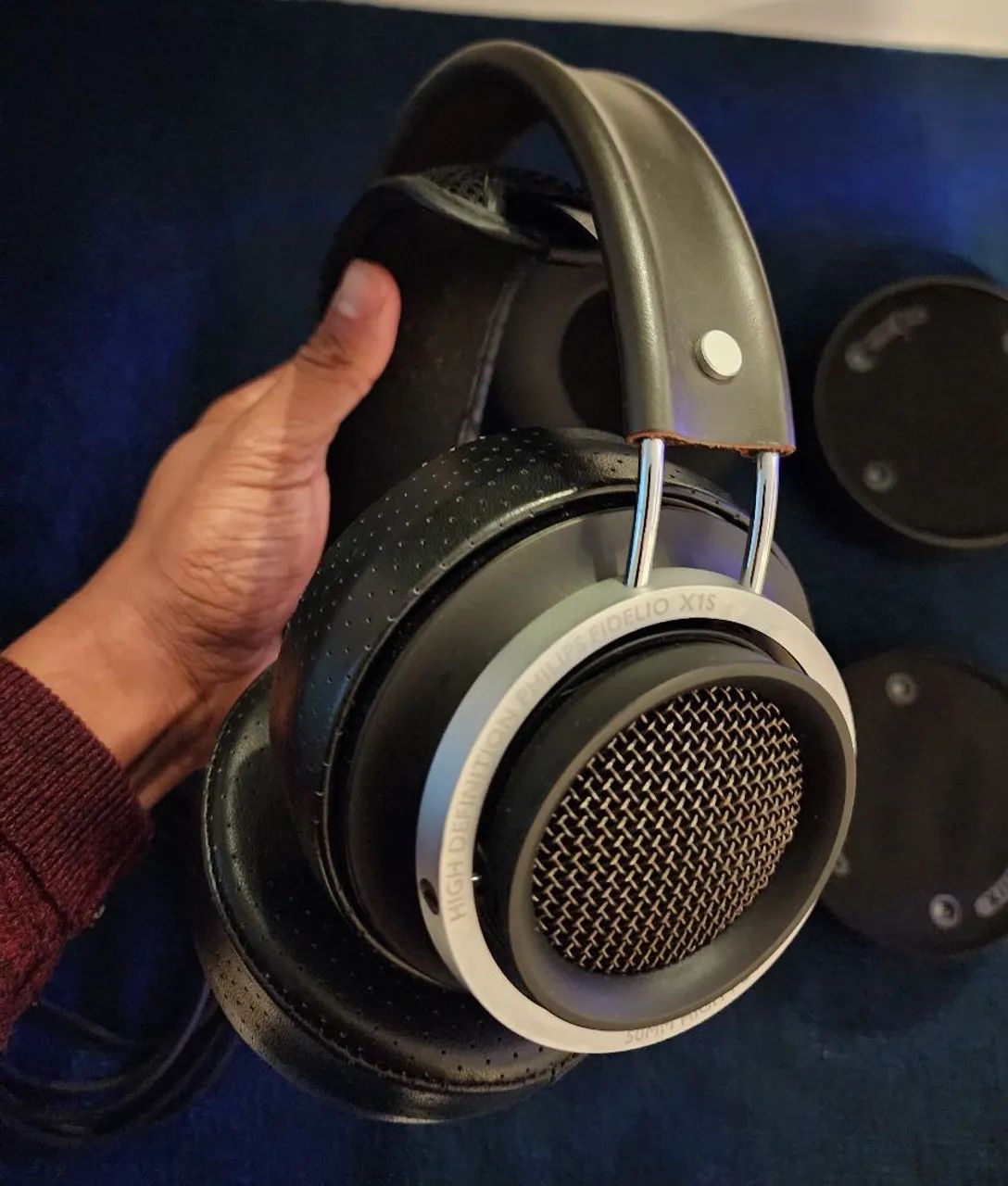 Fone Philips Fidelio X1s + 3 pares de pads Headphone<br>carneiro - Foto 3