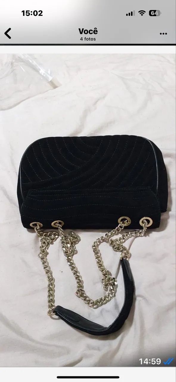 Bolsa da Zara preta  - Foto 4