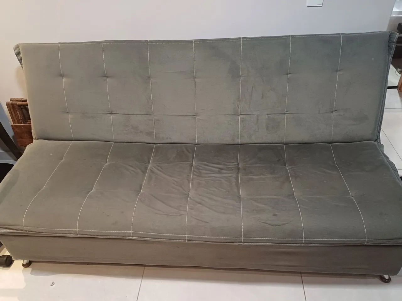 COMBO SOFÁ-CAMA + MESA COM 4 CADEIRAS - Foto 5