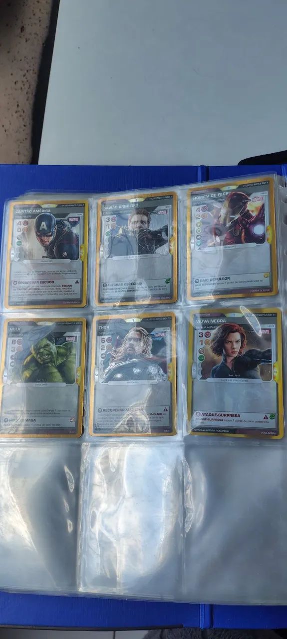 Lote Marvel Battle Scenes +500 cartas