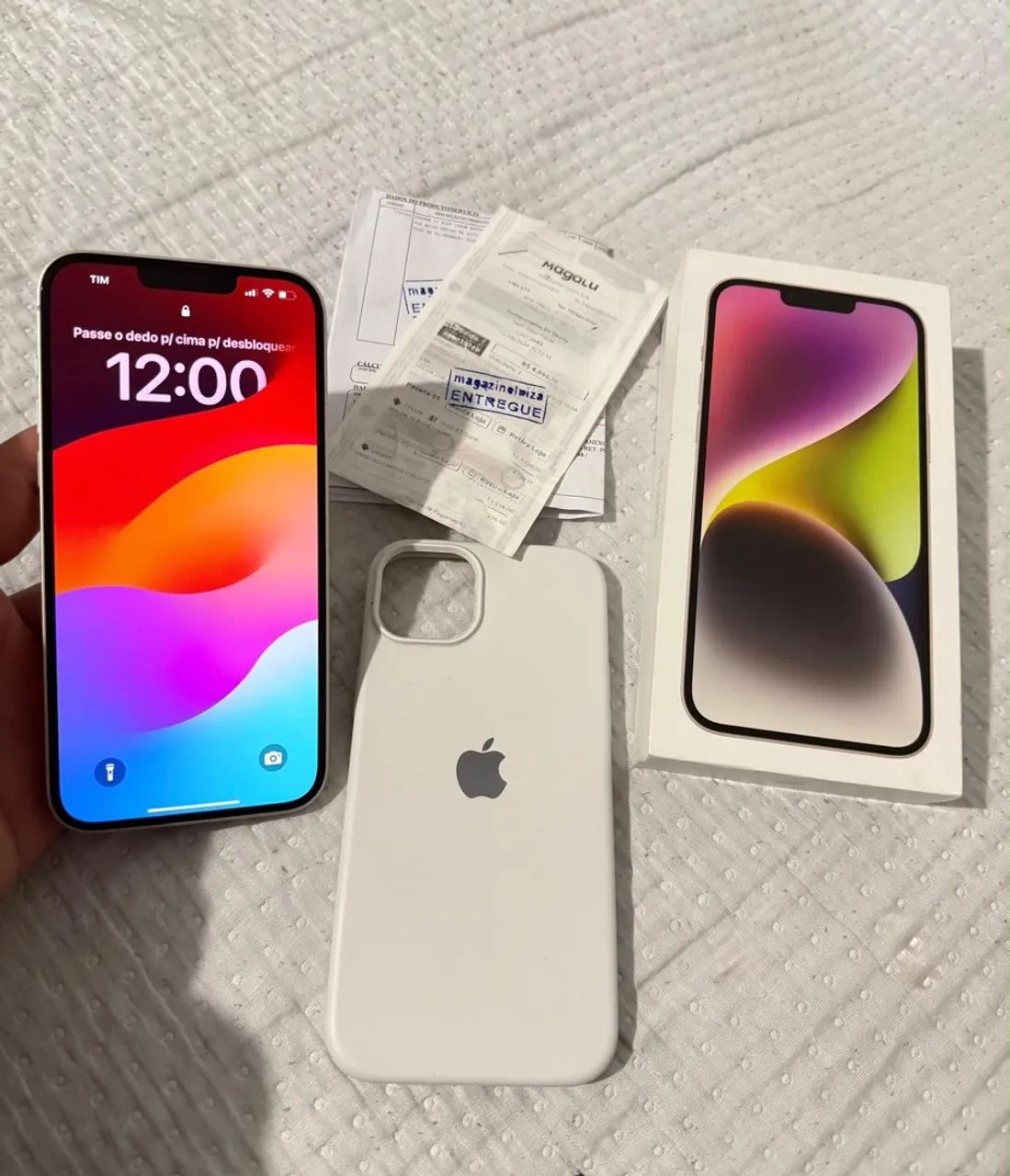 iPhone 14 Plus - Com caixa e Nota 