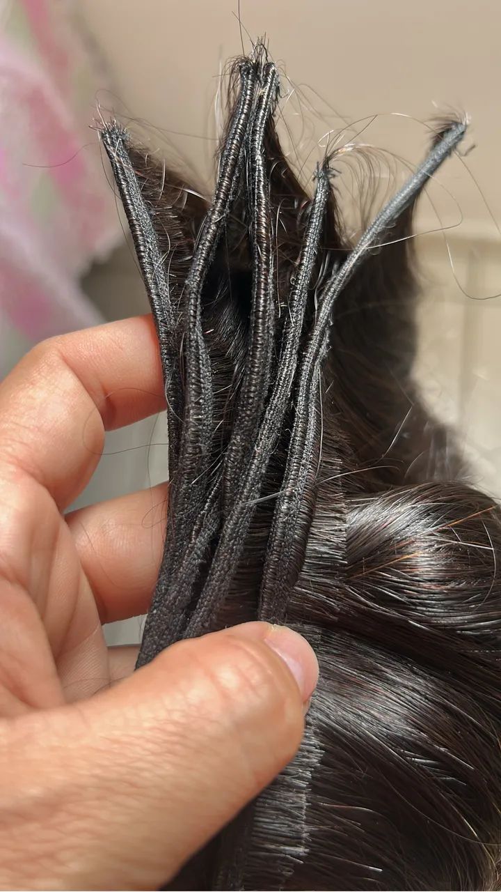 Mega Hair na tela 
