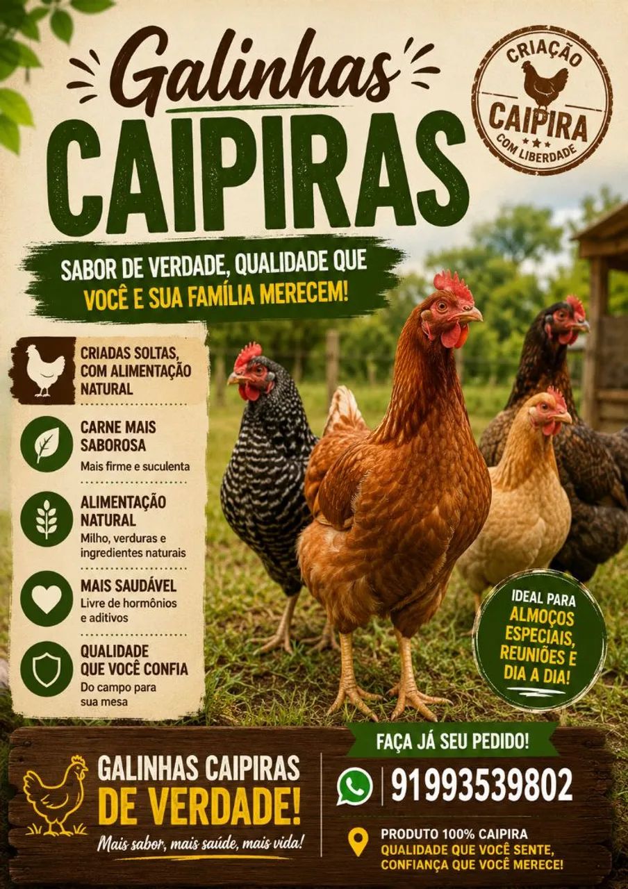 Galinhas Caipira 