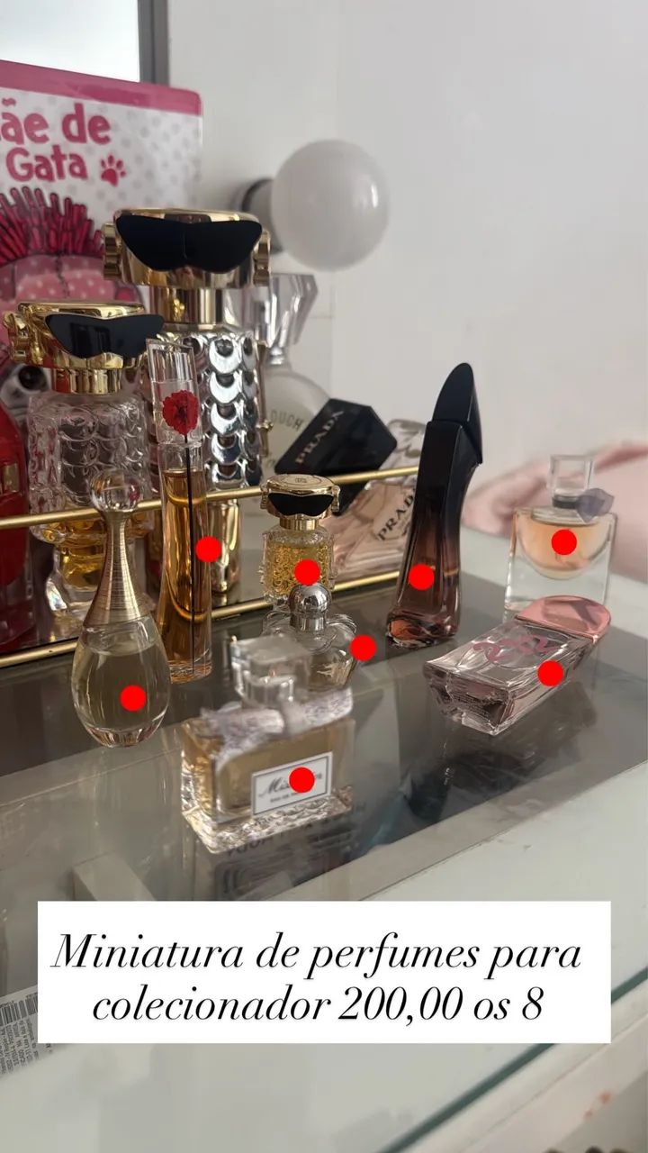 Miniaturas de perfume importado 