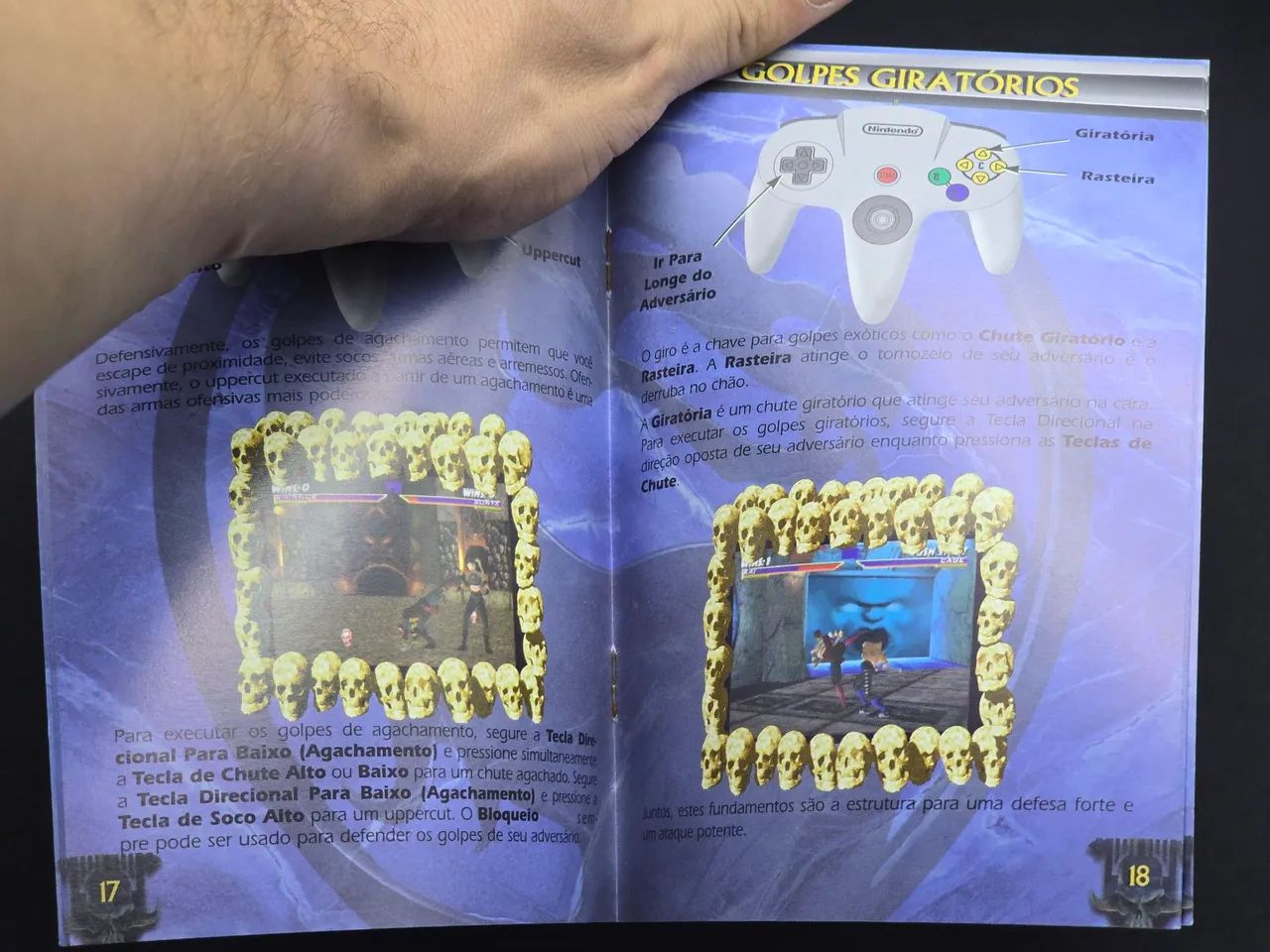 Manual Mortal Kombat 4 64 GRADIENTE ORIGINAL  - Foto 3