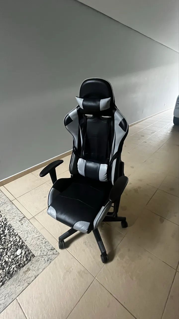 Cadeira gamer preta  - Foto 3