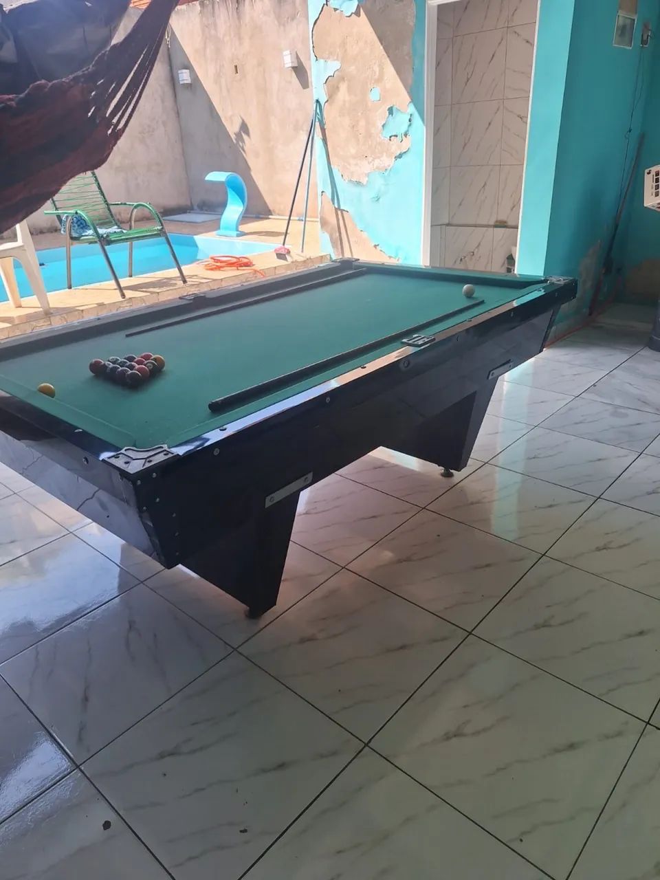 Mesa de sinuca , super conservada 