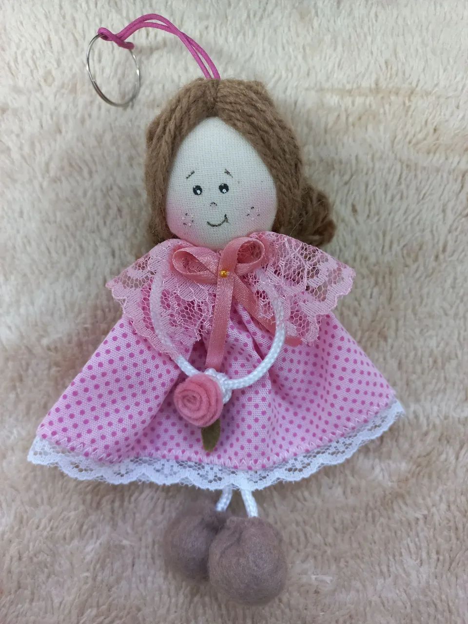 Chaveiro boneca Aninha - Foto 2