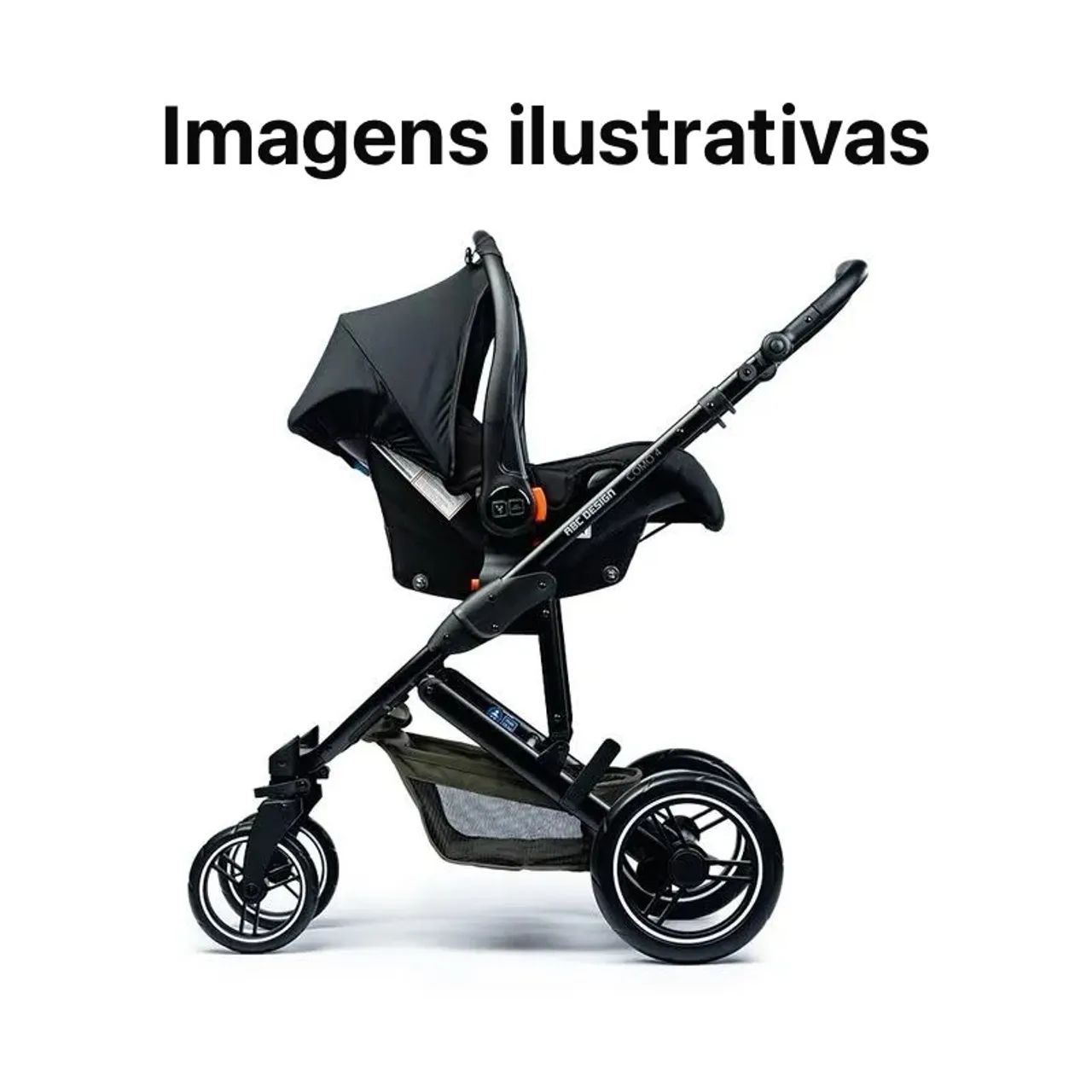 Carrinho bebê ABC Designe Kit Completo - Foto 3