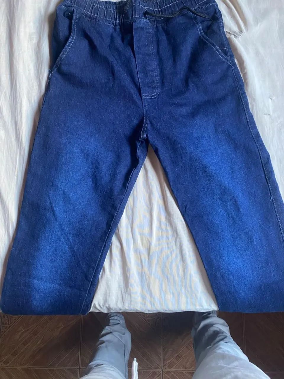 Calça jogger Azul - Foto 2