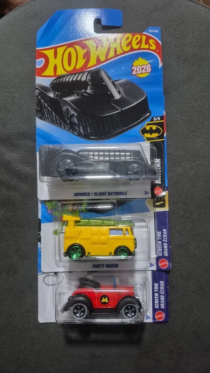 Hot Wheels 3 Personagens