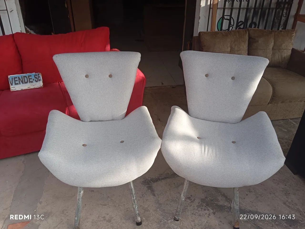 Poltronas linho - Foto 4