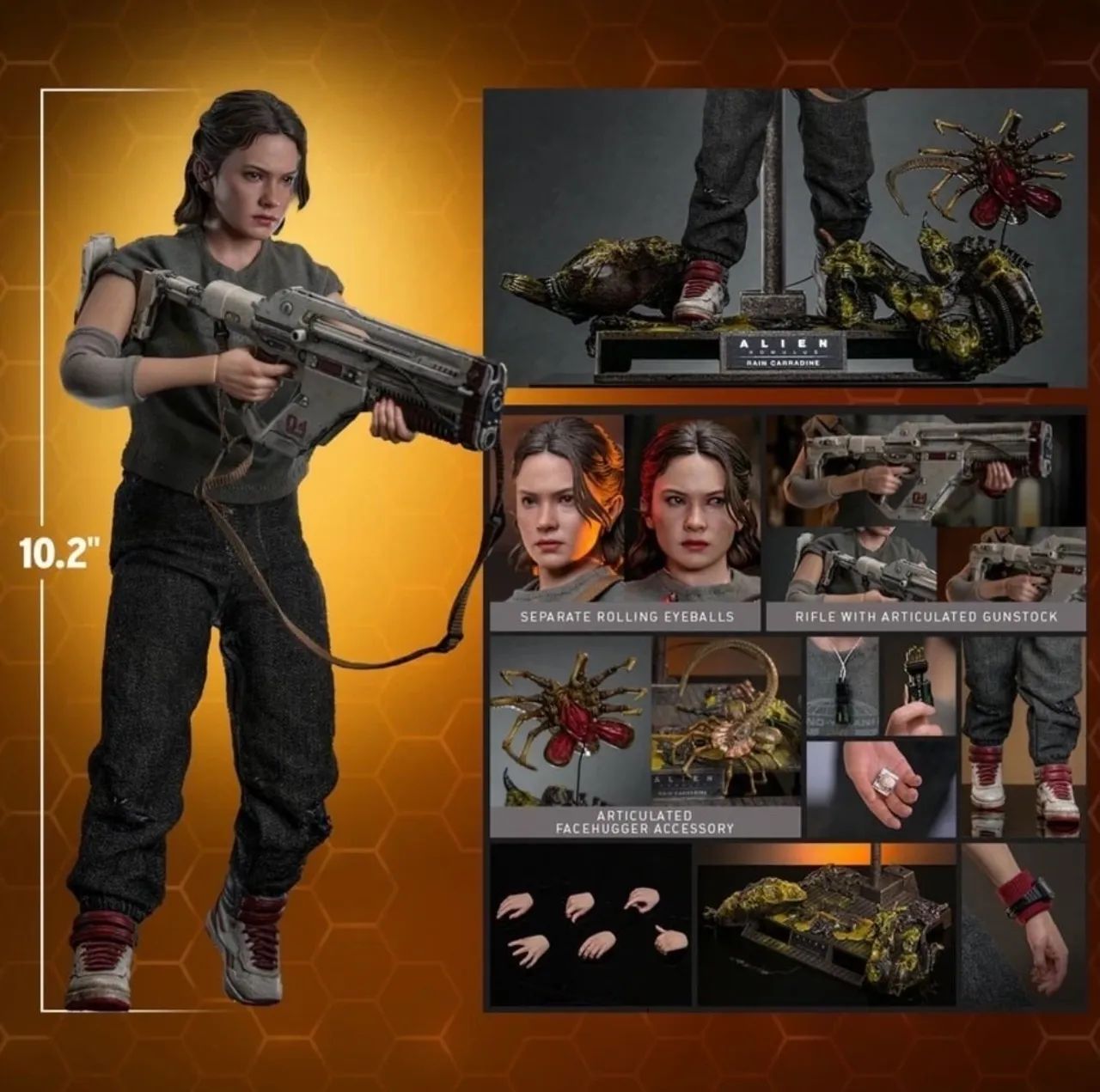 Hot toys Rain Carradine - Alien romolus - Foto 3