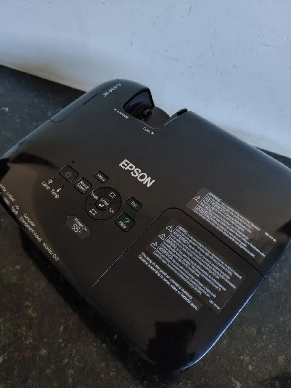 Projetor Epson Powerlite S8+ - Foto 4