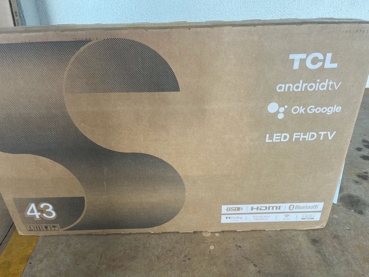 Tv led 43 polegadas TCL Android zera plástico garantia