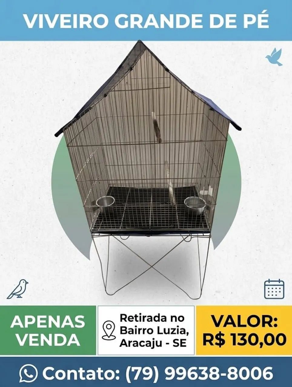 Viveiro grande em pé 