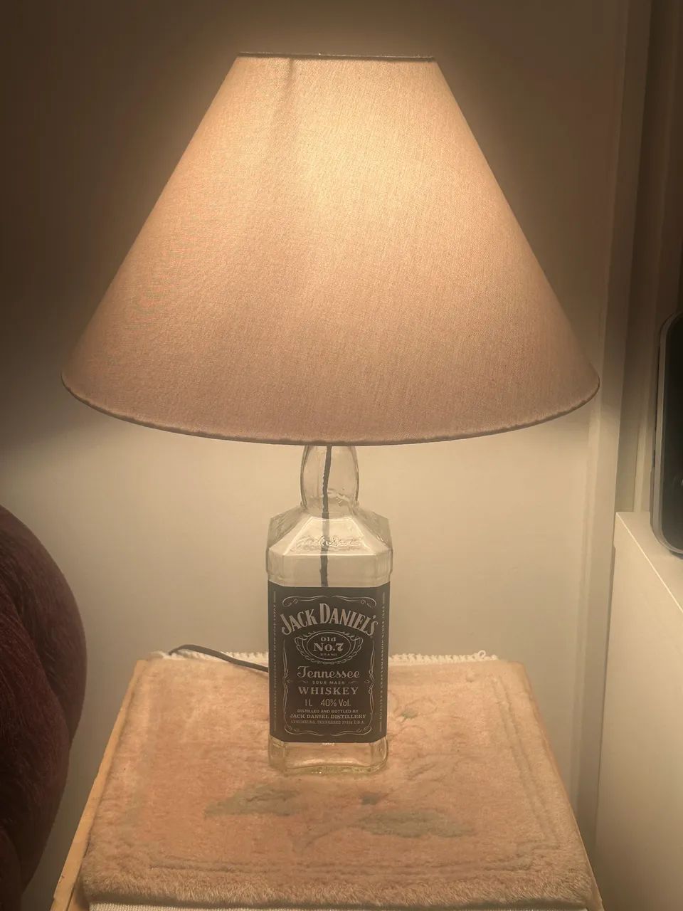 Abajur com garrafa de Jack Daniels - Foto 2
