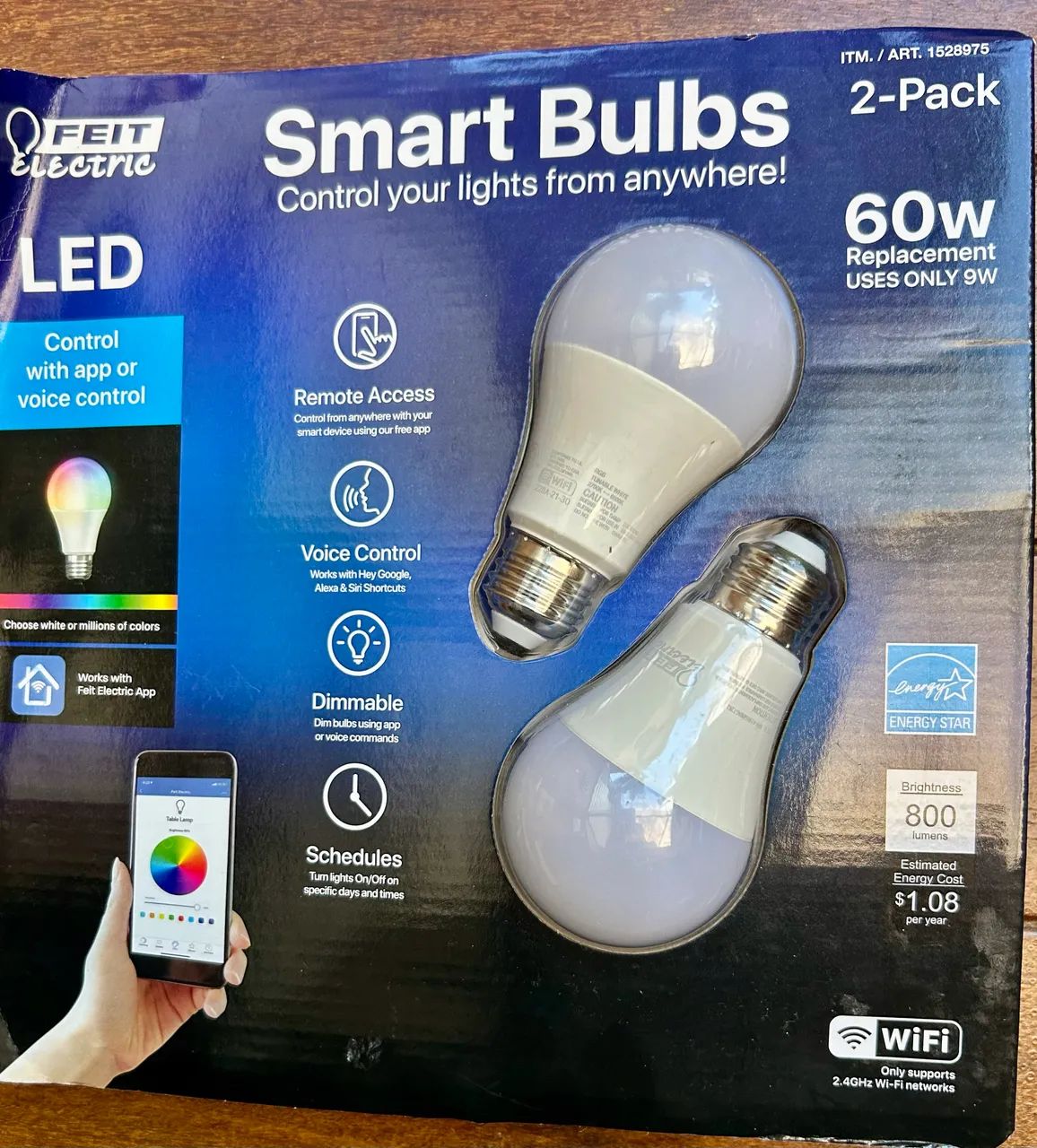 Lâmpada inteligente. smart bulbs