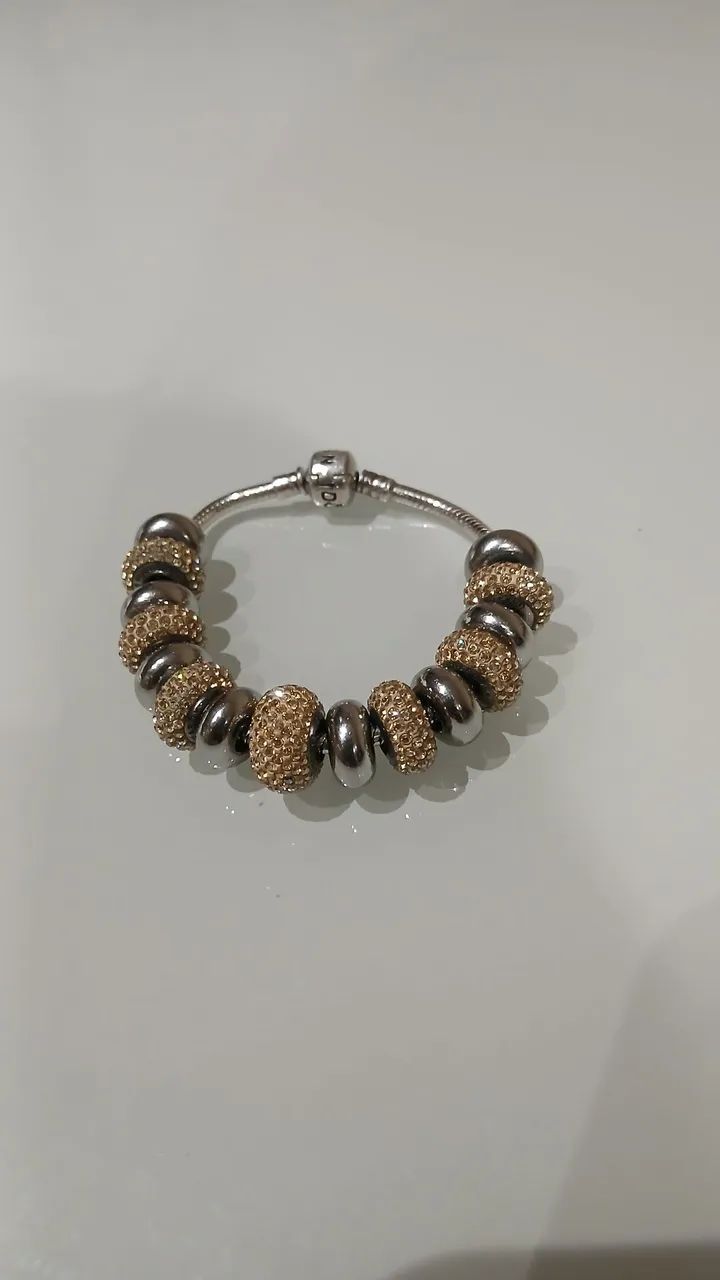 Pulseira em Prata 925  com berloques Swarovisk 