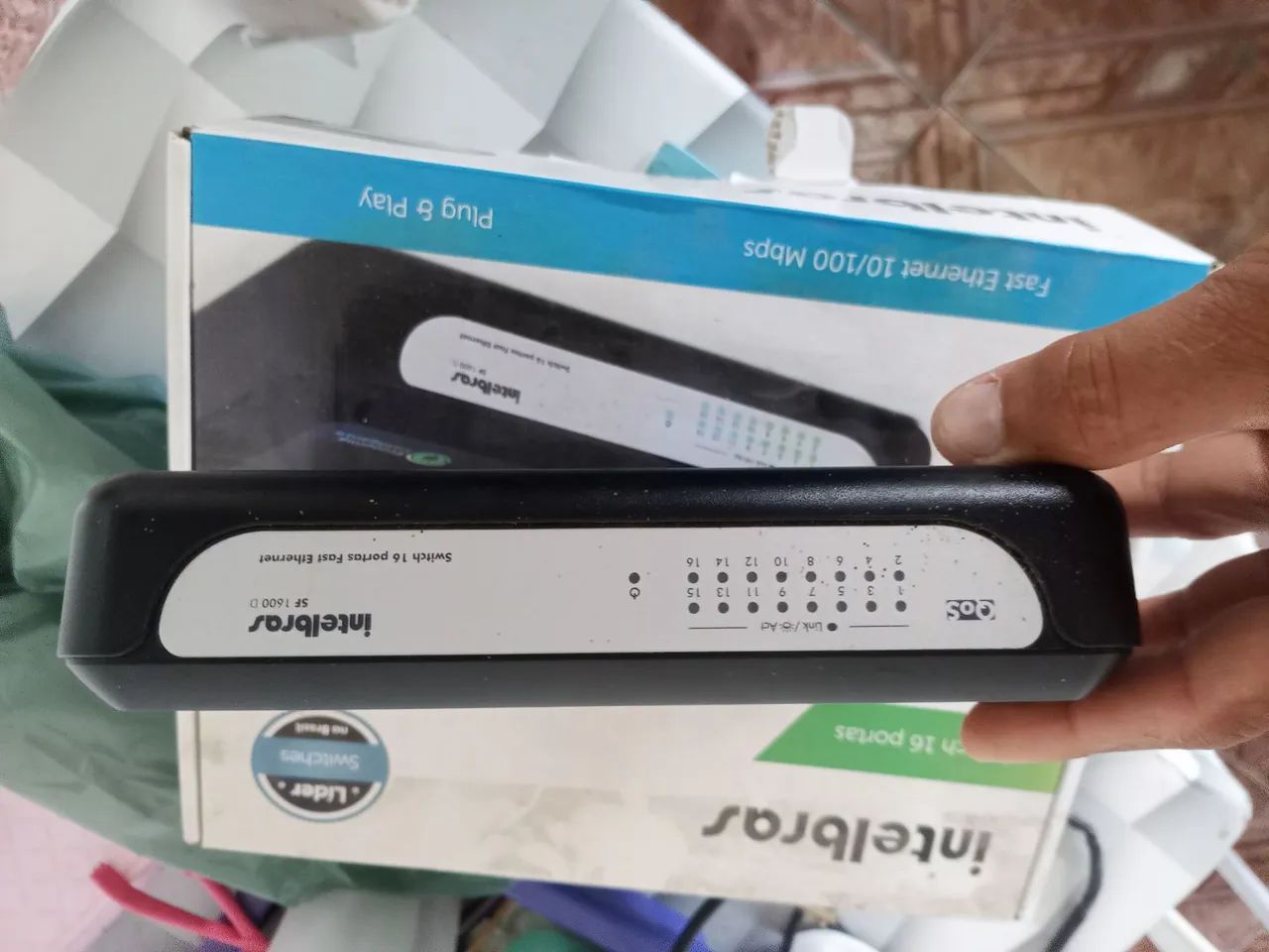 Switch 16 portas Intelbras fast - Foto 4