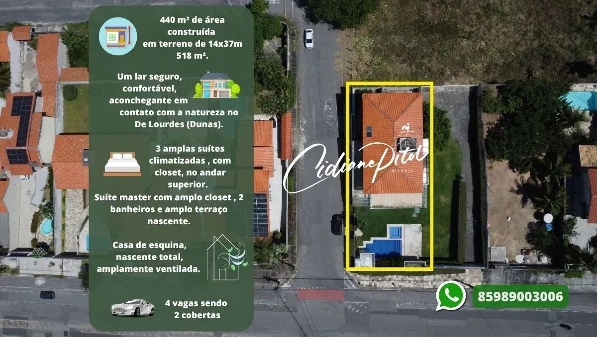 MODERNA E SOFISTICADA NO MELHOR DA DUNAS/ DE LOURDES - Foto 2