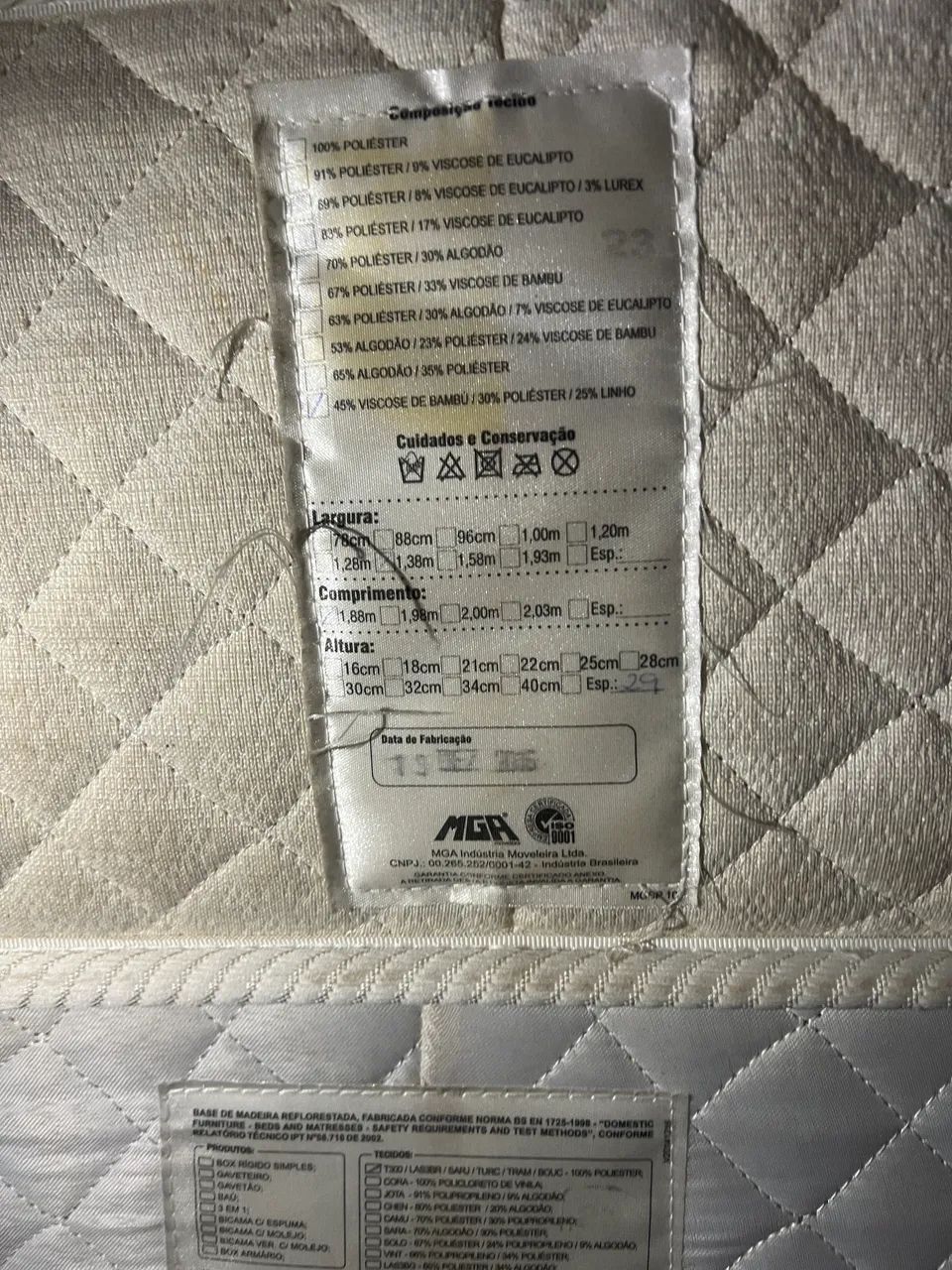 Cama box com colchão  - Foto 4