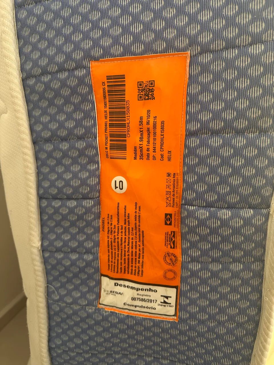 Cama Box Queen Probel Helix Pocket + Base Bipartida - Foto 3