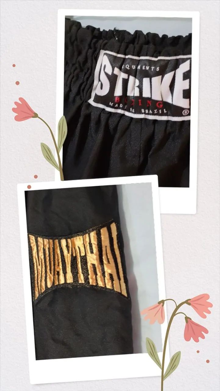 Short Muaytha preto tamanho GG  - Foto 3