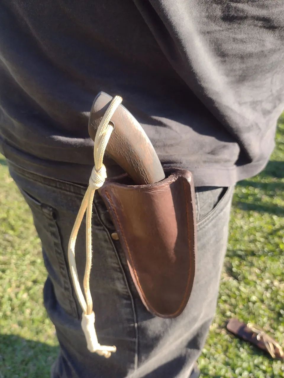 Faca artesanal Edc utilitaria - Foto 4