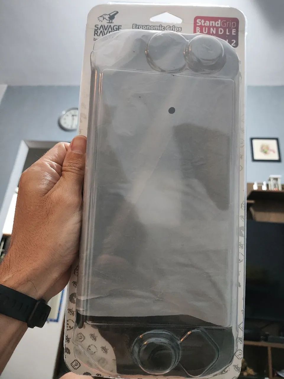 Stand Grip Savage Raven (Skull & Co) Para Switch 2. Usado apenas uma vez.  - Foto 3