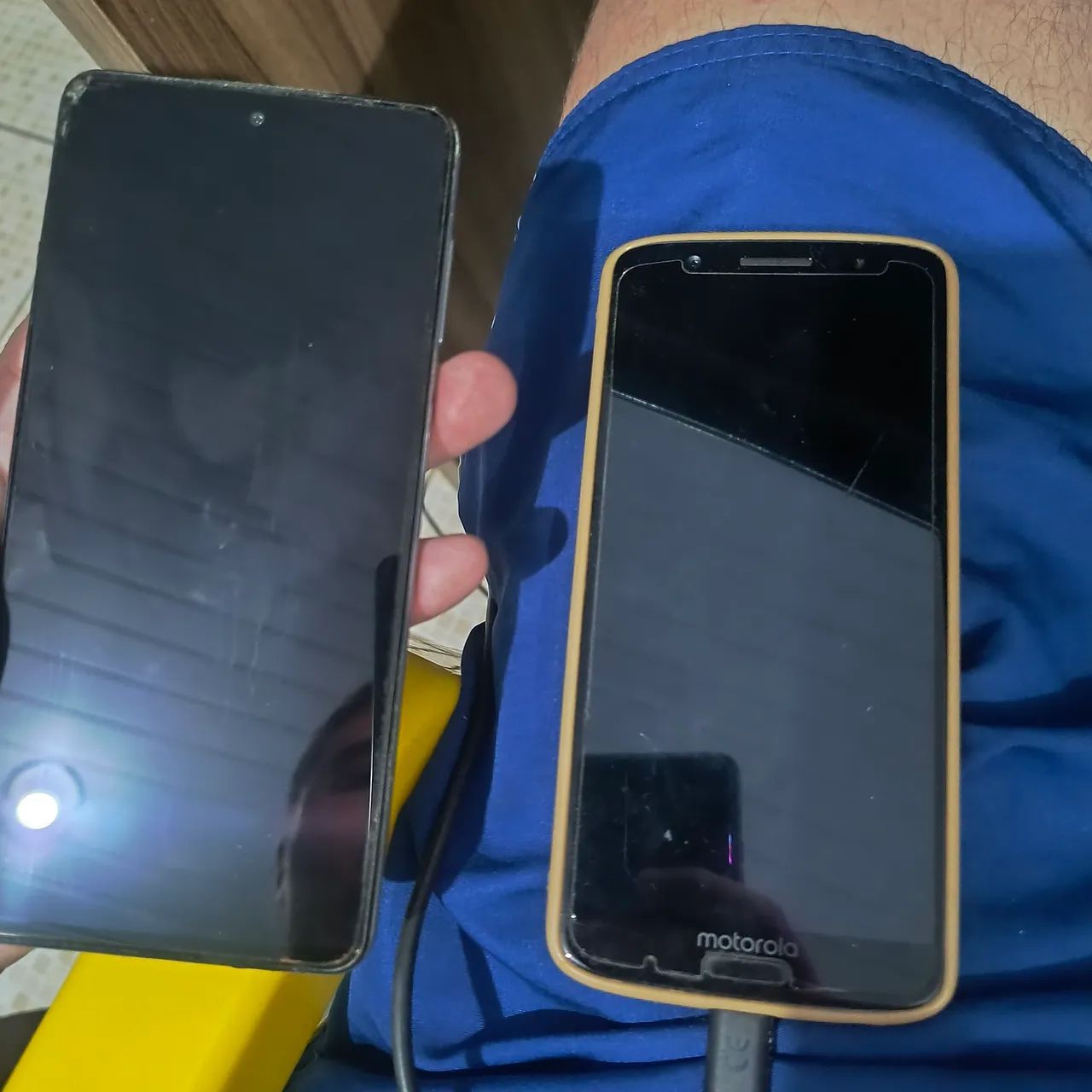 Samsung M52 e moto g6plus  - Foto 4