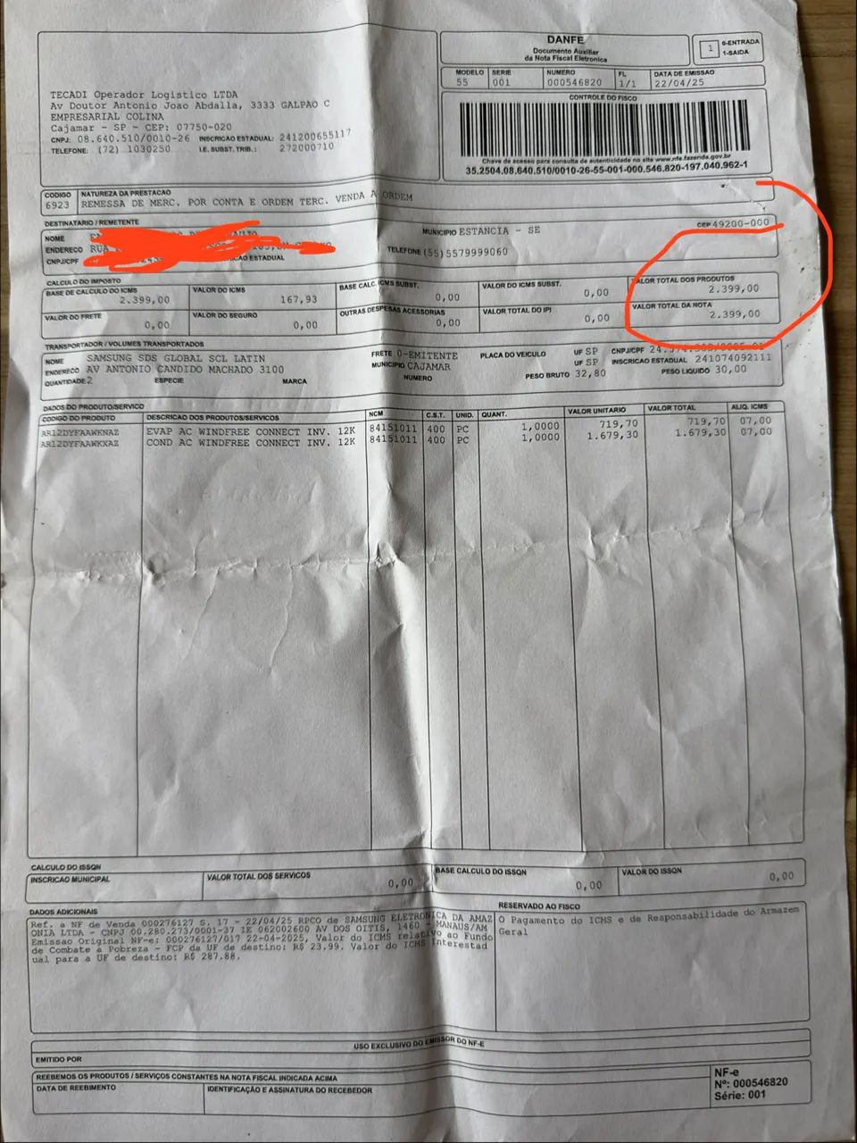 Vendo arcondicionado Samsung novo na caixa  - Foto 4