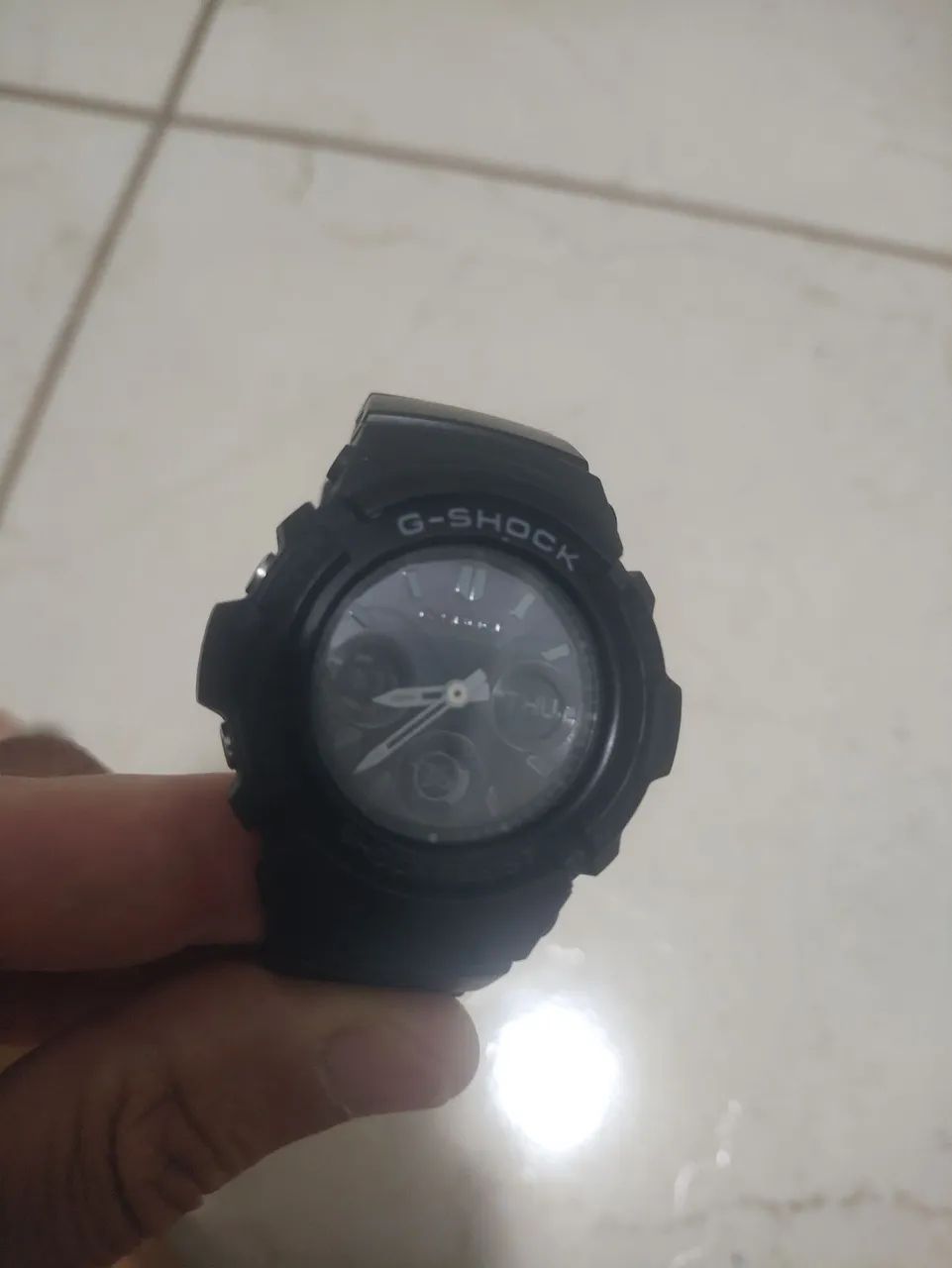 Relógio Casio G shock solar awg m100. 1a 