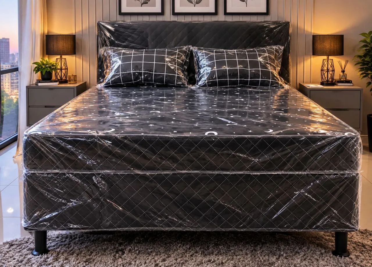 Cama casal box nova direto de fabrica 