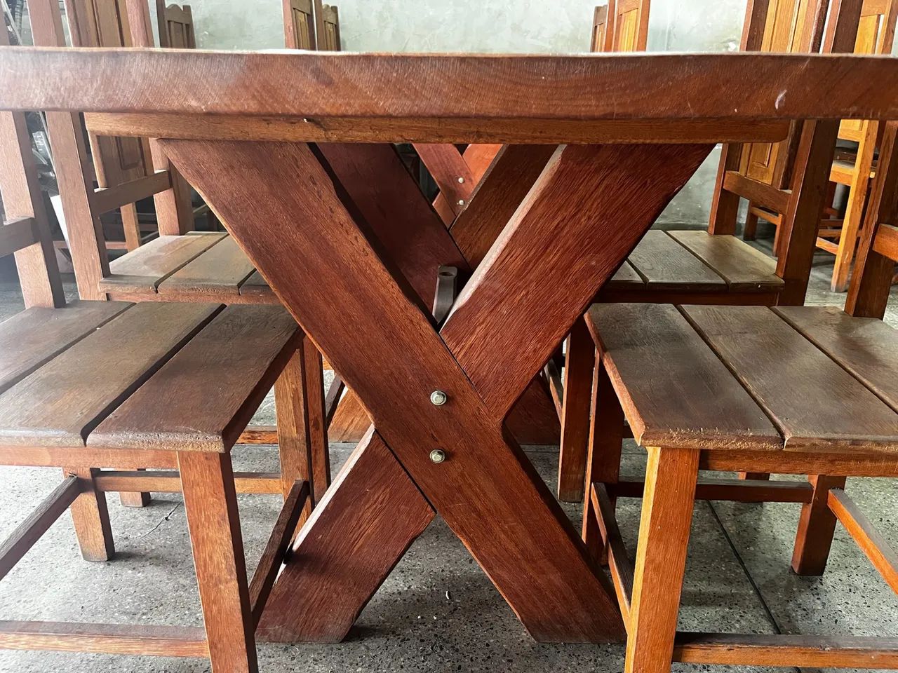 Mesa de madeira maciça  - Foto 2