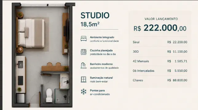 PLANTA 18m²