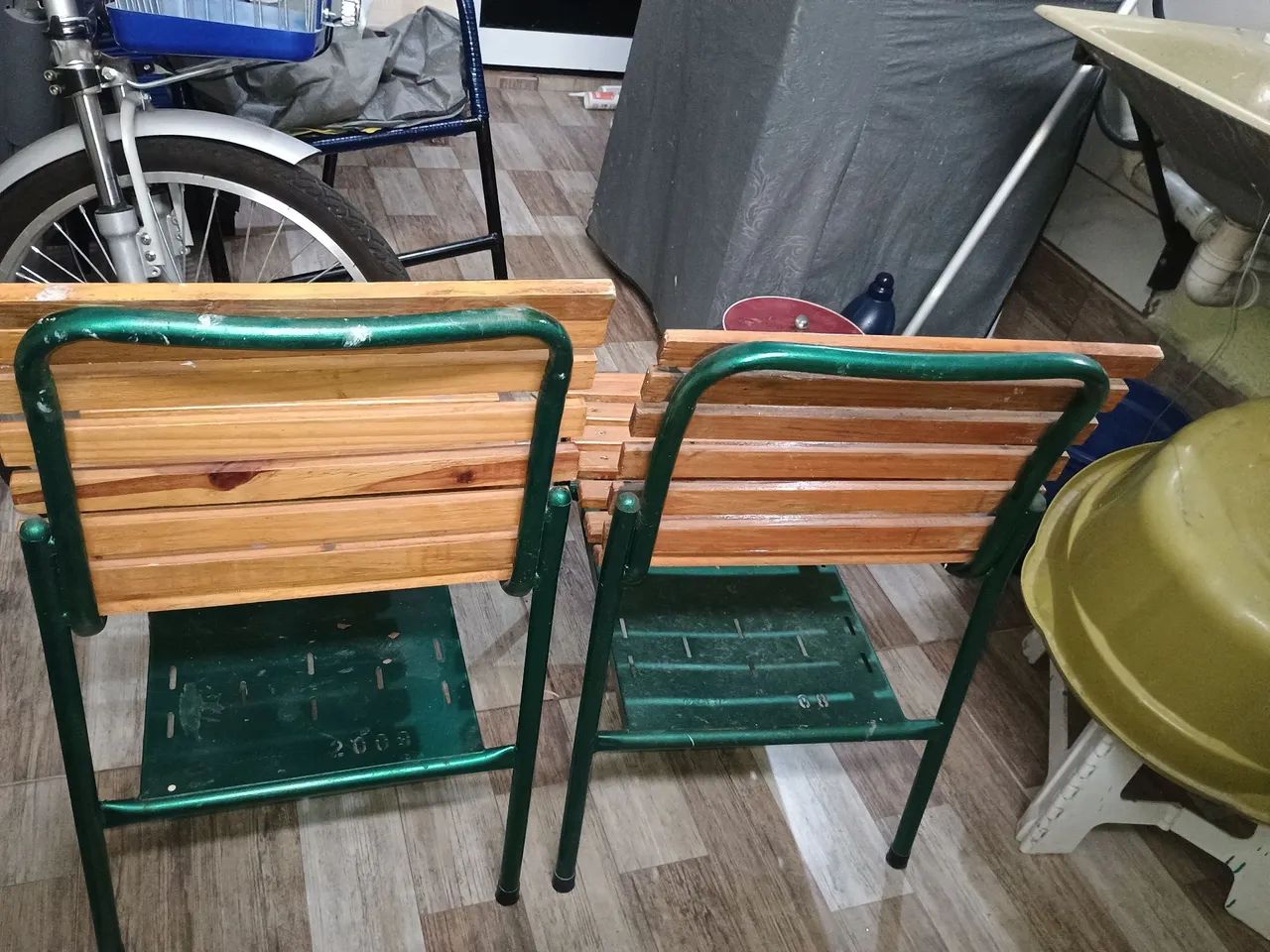 Cadeira  com adaptação de madeirinha   - Foto 4