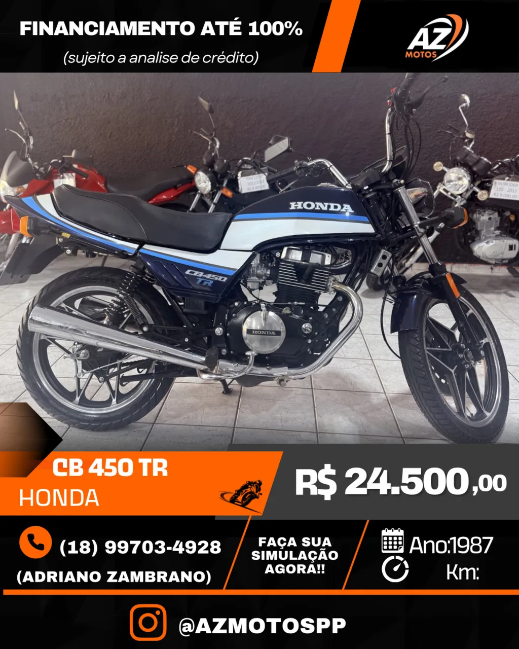 Motos Honda CB em Presidente Prudente e região, SP