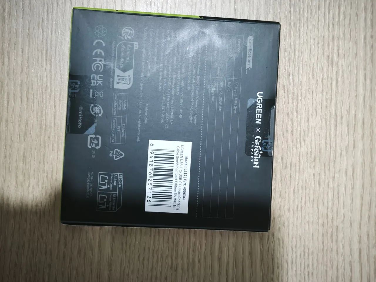 Cabo Ugreen Genshin Impact 100w - Foto 2