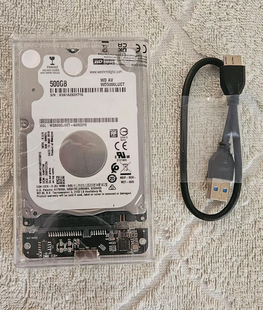 HD externo WD de 500GB USB 3.0 para notebook e videogame - Foto 2
