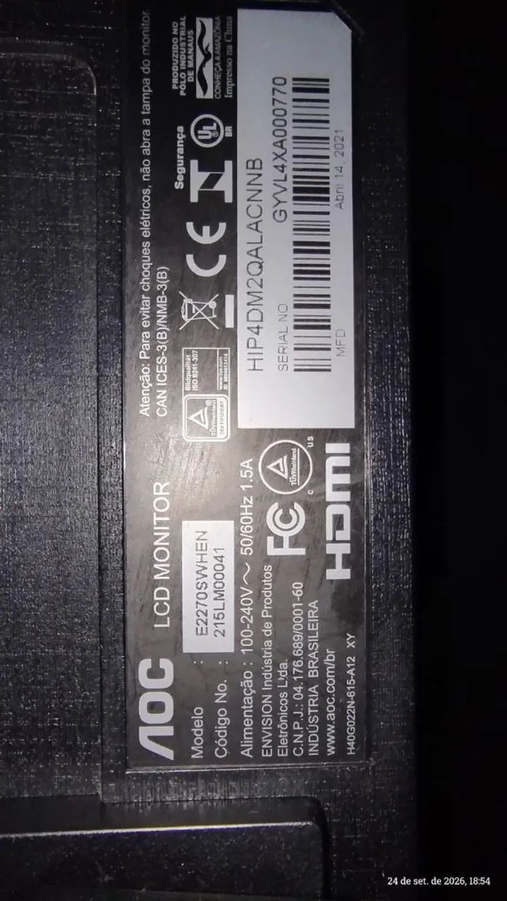 Monitor AOC 21" - Foto 2