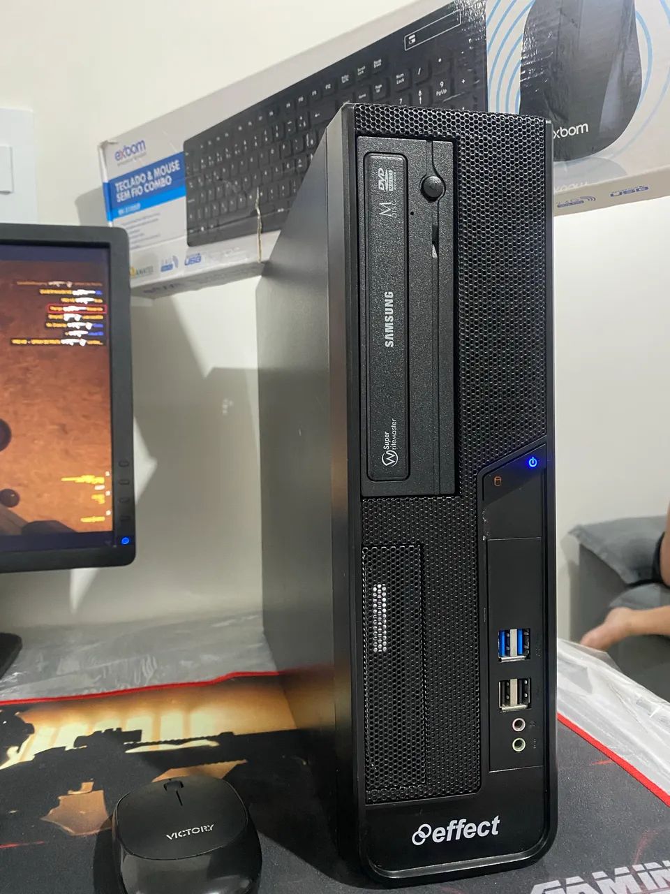 Pc completo Intel i5 10400 8gb RAM Ssd 128gb Hd 500gb periféricos + Brinde - Foto 4